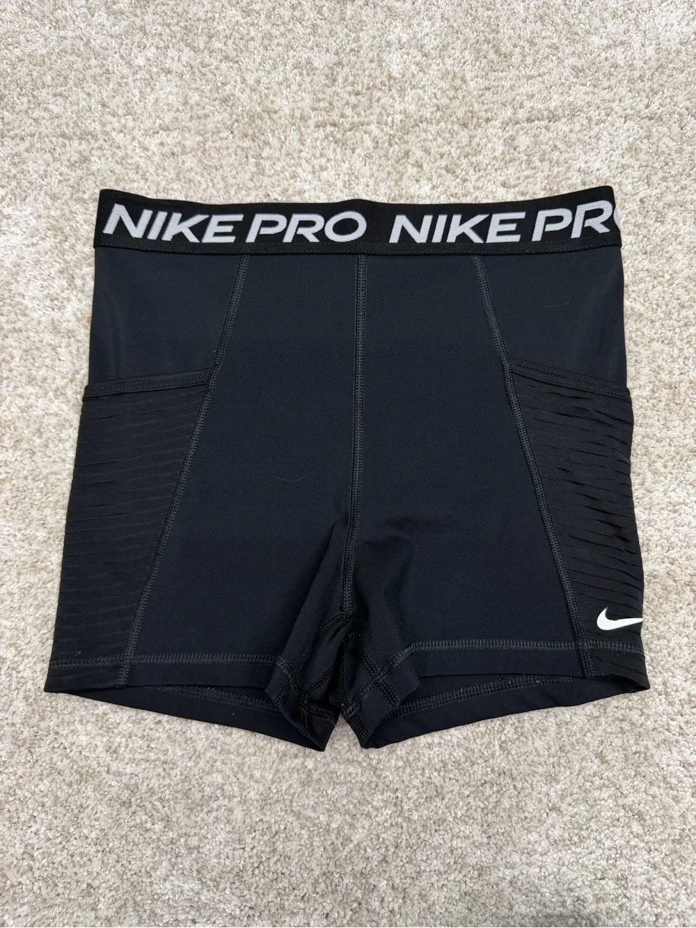 Nike Pro Women's Compression Performance Shorts 3 Pair Bundle Size Medium